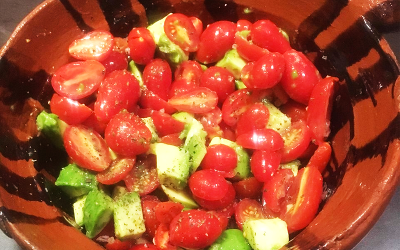 tomates cherry ensalada