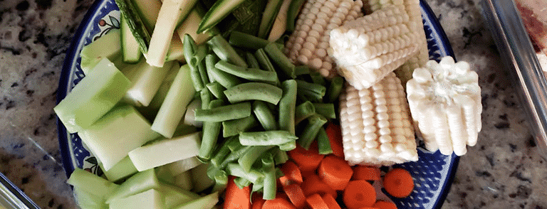 verduras del mole de olla